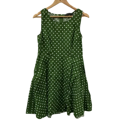 Dangerfield Womens  Size 12 Sleeveless Dress  Green