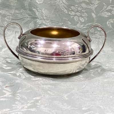 Vintage Silver-plate Sugar Bowl