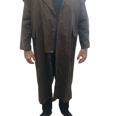  Unisex Full Length Riding Oiled Coat Size 44 Made in QLD by Australian Coat Company