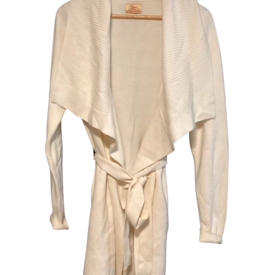 R.M. Williams long cardigan  Size 18 Cream 