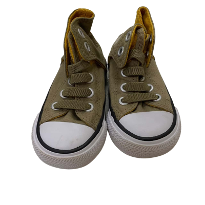 Converse Kids  Size 4 Khaki / White / Yellow 