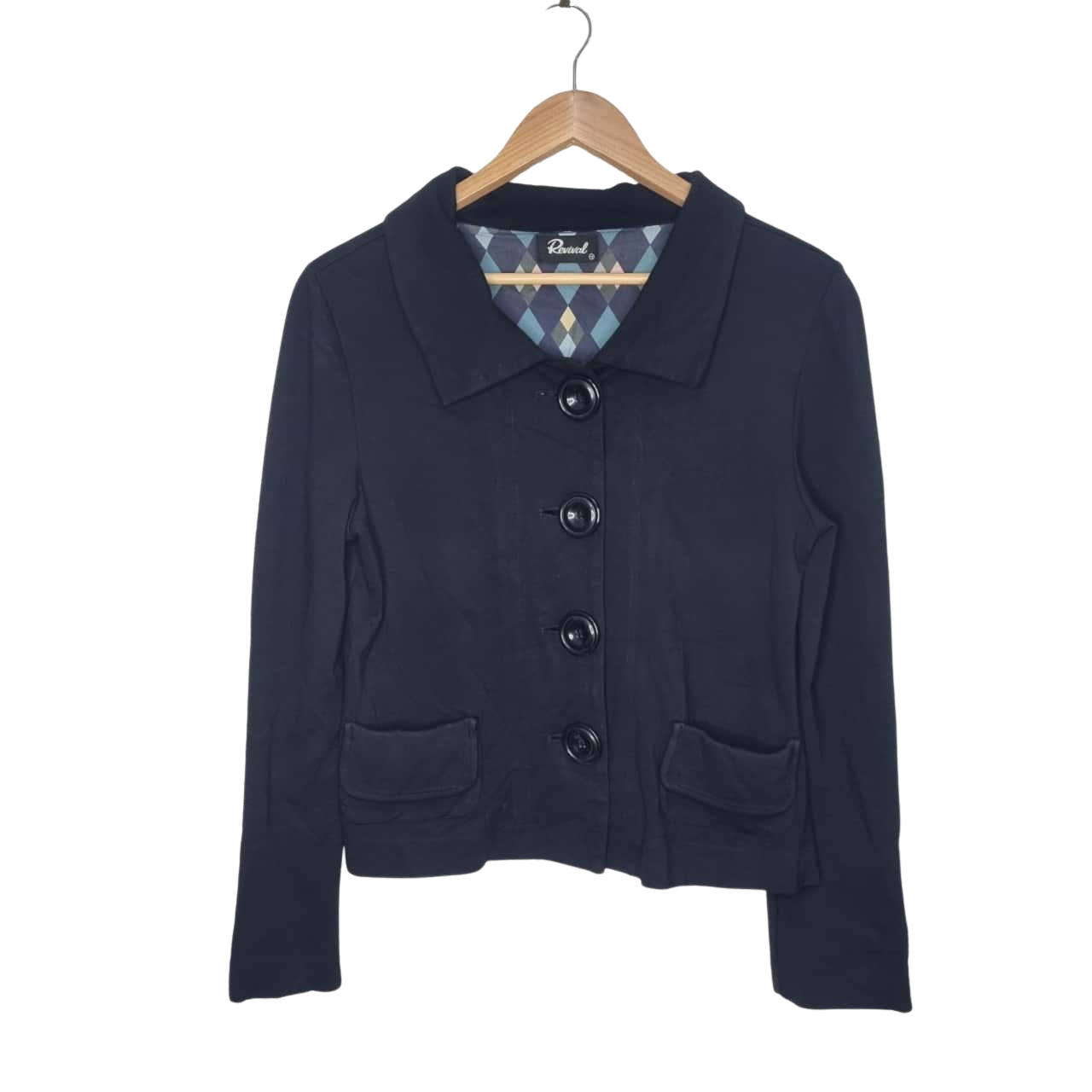 Revival Women's Black Jacket Size 10(s)