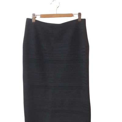 Veronica Maine Womens  Size M Pencil Skirt Black  