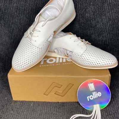 Rollie Womens Size 42 EU White Sidecut Punch Shoes BNWT