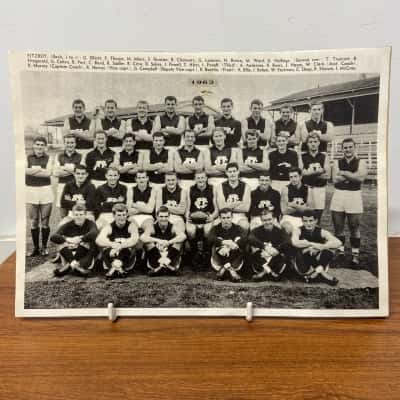Copy of photo of Fitzroy 1963 VFL team 