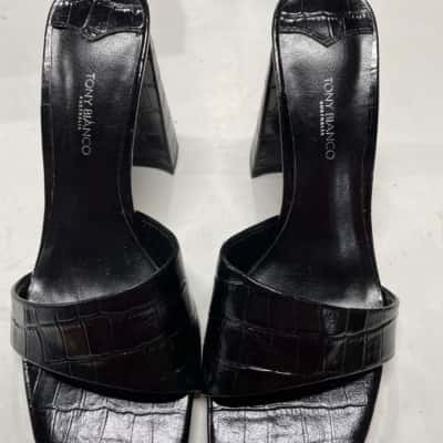 Tony Bianco Womens  Size 7 Heels Black  