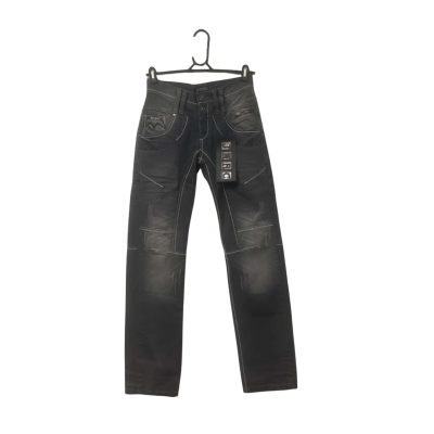  Mens Jeneric Size 29 Straight Leg Distressed Jeans Grey 