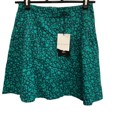 Witchery Womens  Size 8 Green Skirt bnwt