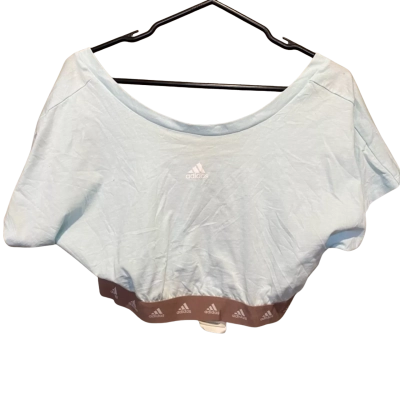 Adidas Womens  Size XS T-Shirt Blue / Brown 