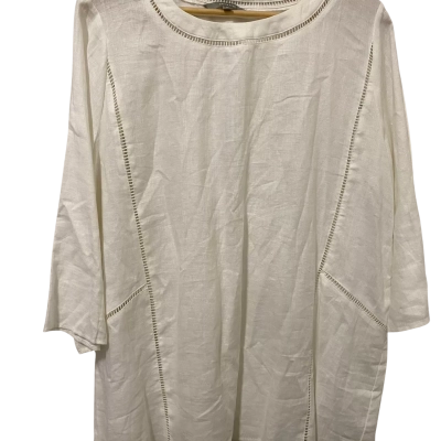Yarra Trail Womens 3/4 Sleeve Top White 