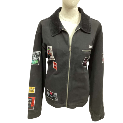 LOITER -  Unisex  Size L Denim Jacket Black  