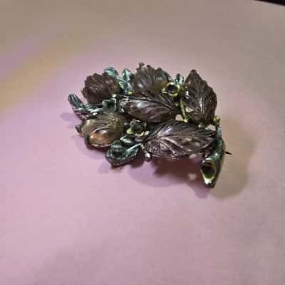  Womens Vintage Floral Brooch 