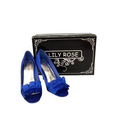 Lily Rose Womens  Size 6 Heels Blue 