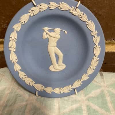 Wedgwood Jasperware Golfer Pin Dish