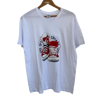 B&C Collection Size XL Short Sleeve Top White 