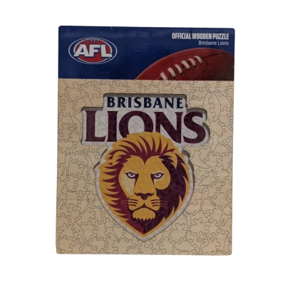 Brisbane Lions Iconic Wooden Puzzle