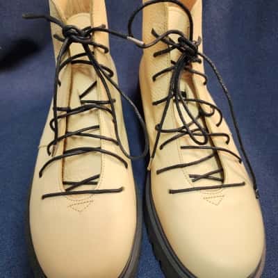  Post Sole Studio Made in Melbourne  Size 39 Pound Boots Beige 