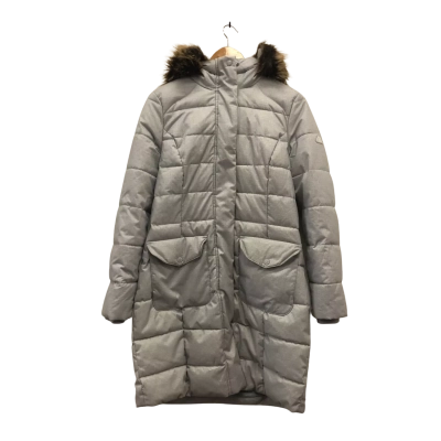 Barbour Womens  Size UK 12 Winter Jacket Grey / White 