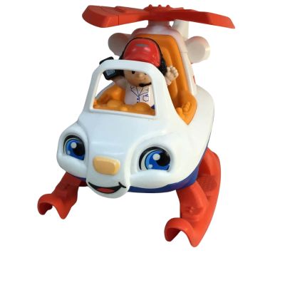 Fisher Price Helicopter and Pilot Toy
