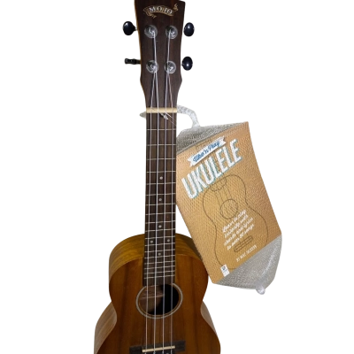  a Mojo K20 Series all-koa concert ukulele with a natural satin finish