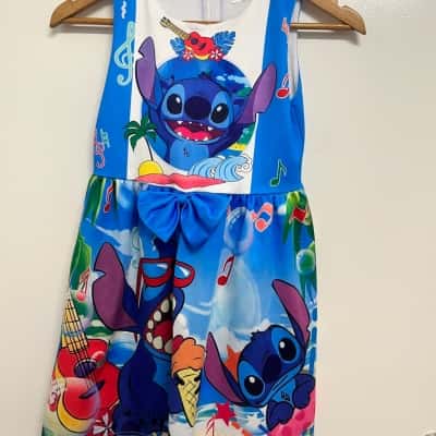 Disney's Stitch Kid's Size 8-10 Dress
