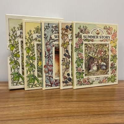 Brambly Hedge Seasons Boxed Set of 4 Hardback Books by Jill Barklem 1981