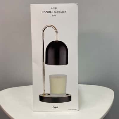 Dusk Dome Candle Warmer Bkack & Gold 