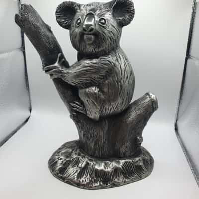 Pewter Koala Bear Figure 
