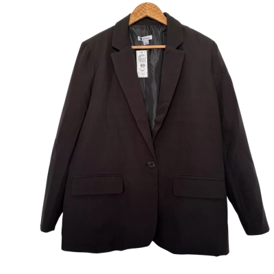 Rockmans Size 8 Black Blazer 