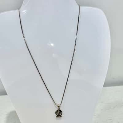 925 Silver Necklace 925 Ganesh Pendant 