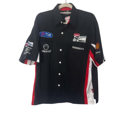 Ducati  Size XL Short Sleeve Shirt Black  