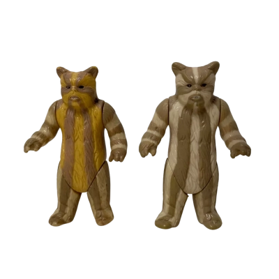 Vintage 1983 Kenner Star Wars Logray Ewok Medicine Man Action Figures x2