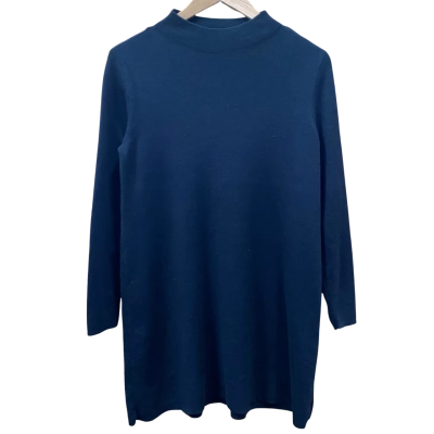 COS Black Wool Long Sleeve Mini Dress Size S