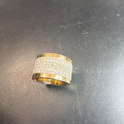 Michael Kors 7.5 Womens Ring Gold dress ring