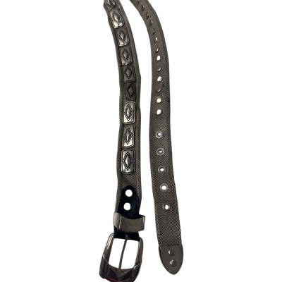 Vintage Unisex Belt Silver chain mail belt 102cm