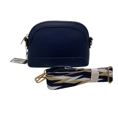 Punch Handbag Navy Blue 