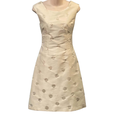 Alannah Hill Womens Size 10 Sleeveless Dress Cream
