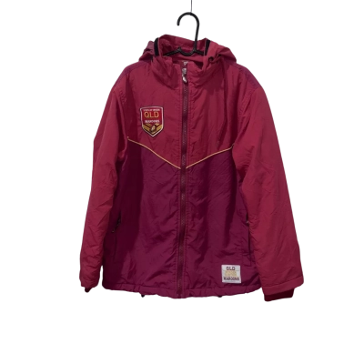 NRL Kids Maroon State Of Origin Jacket Size 10