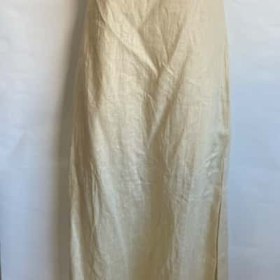 Women's MAURIE & EVE  Size 10 Linen Cream Dress