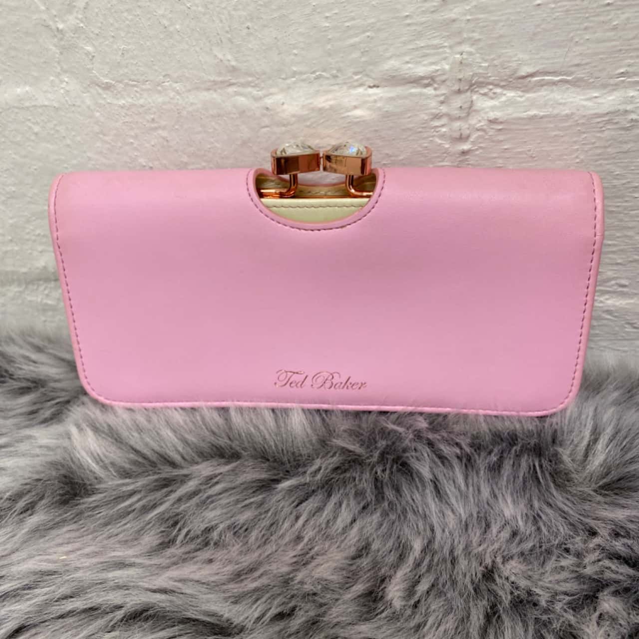 Ted baker baby pink matinee wallet(s)