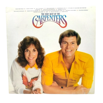 The Very Best Of The Carpenters 12" Vinyl Record In Excellent Condition