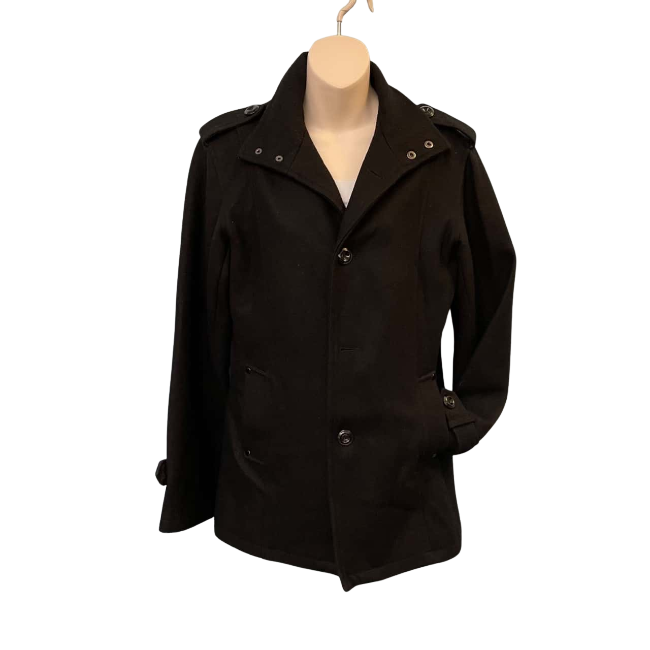 Scotland Button-Up in Black