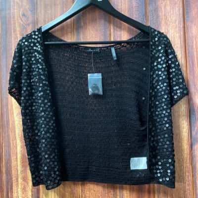 Collection Womens  Size 14 Black Shawl New