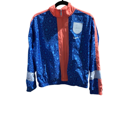 Nike Womens  Size S Blue / Pink  Oversized Spray / Yoga Jacket