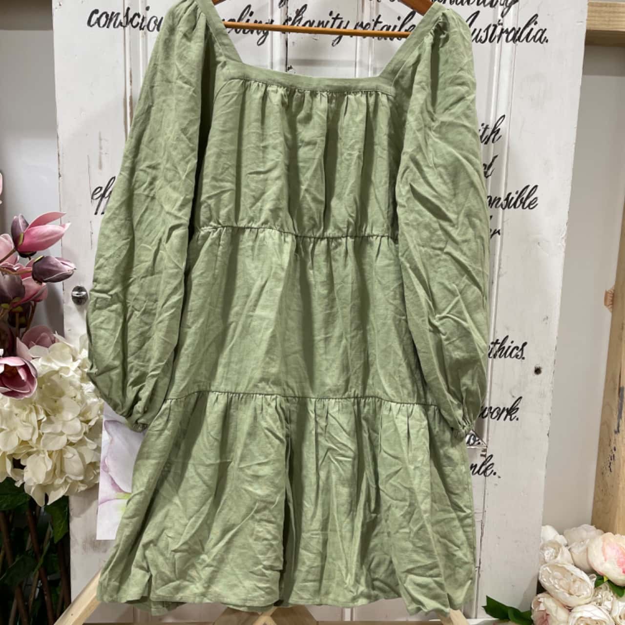 LINEN & VISCOUS BLEND!! AS NEW!! SPORTSGIRL BRAND!! Womens Size 10