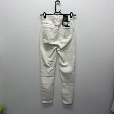 Nobody Denim Womens  Size 27 High Waisted Pants Cream 