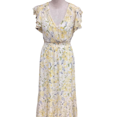 Forever New Womens  Size 6 Midi Dress Yellow 
