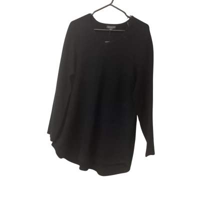 Womens Autograph 100% Cotton Size L Jumper Black  