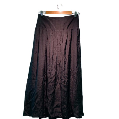 Seed Womens  Size 10 Maxi Skirt Black  / Checked 