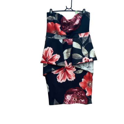 Boohoo Womens Size 18 Sinead Floral Peplum Dress 